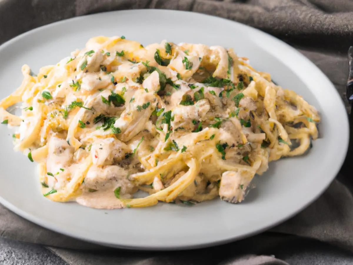 Small Fettuccine Alfredo with Chicken