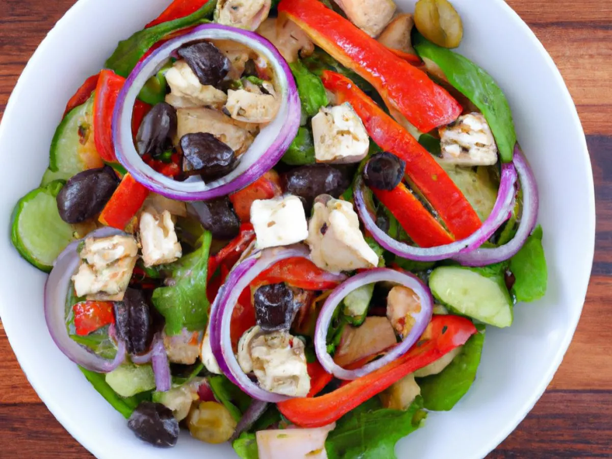 Small It's Greek to Me Salad with Chicken