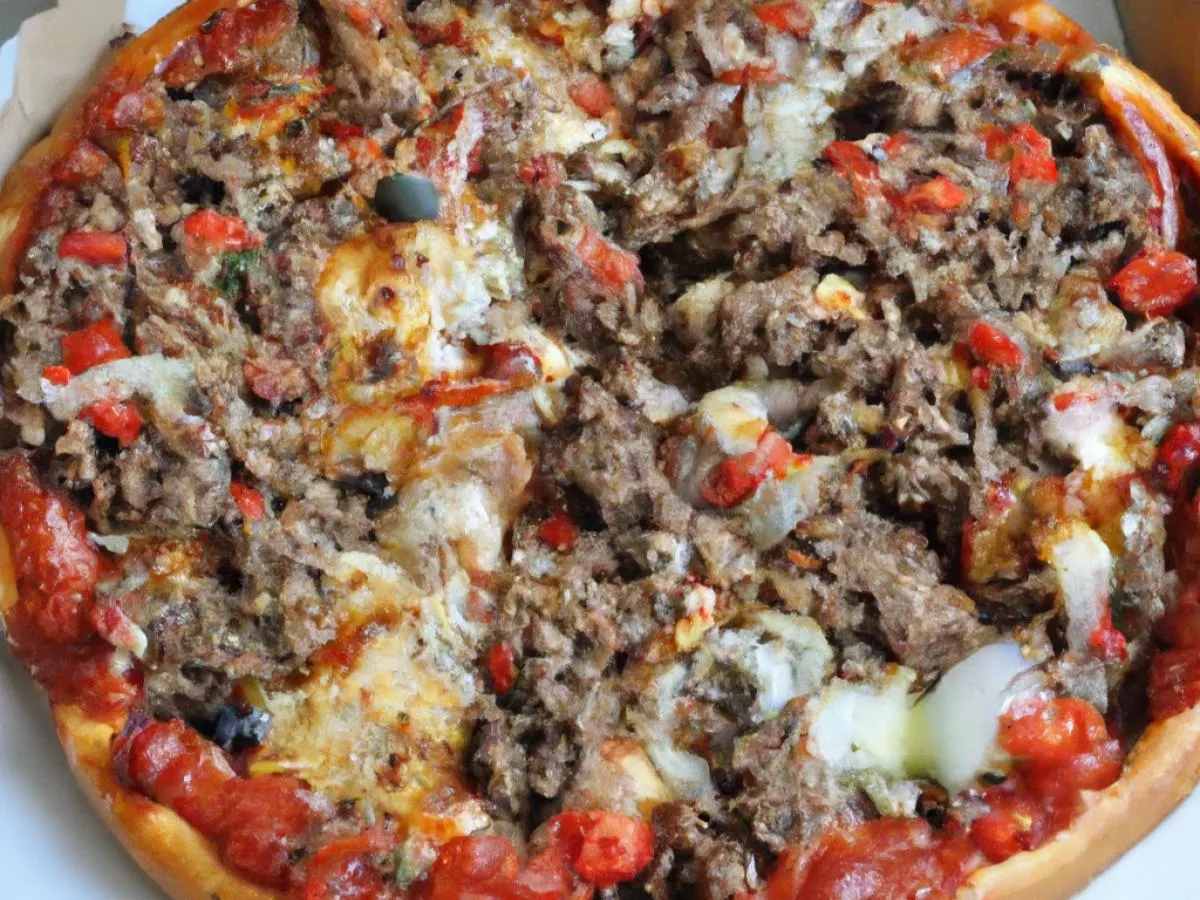 10" Donna's Italian Beef Combo Pizza Boxed Lunch