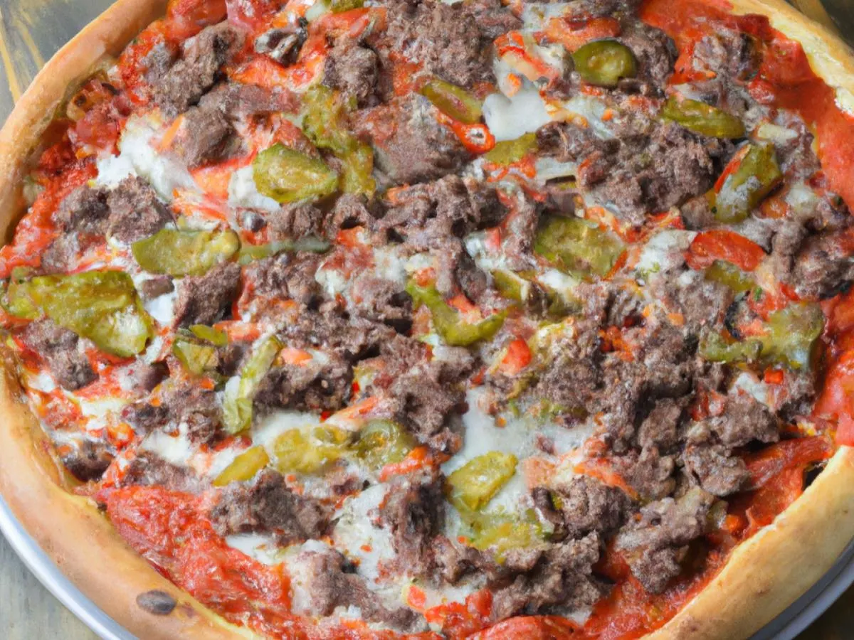 10'' Gluten Free Donna's Italian Beef Combo Pizza