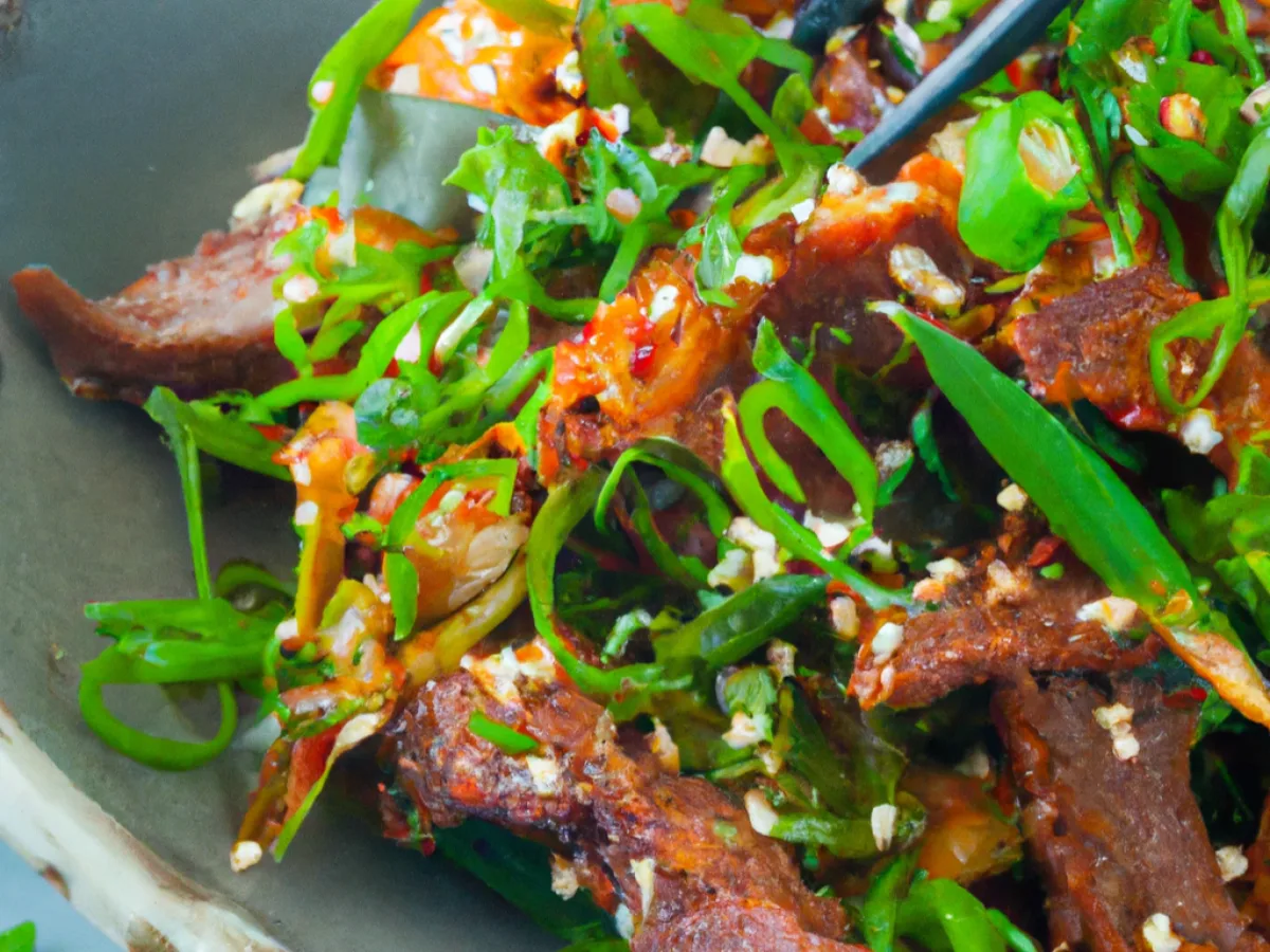 Gluten-Free Short Rib Entree Salad with Soy Ginger Dressing Gluten-Free Short Rib Entree Salad with Soy Ginger Dressing