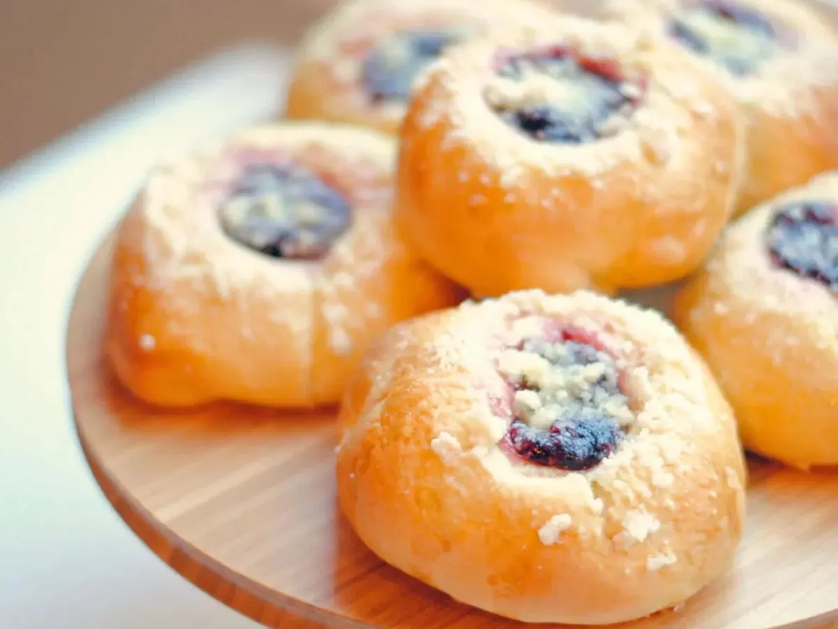 Half Dozen Blueberry Lemon and Cream Kolache
