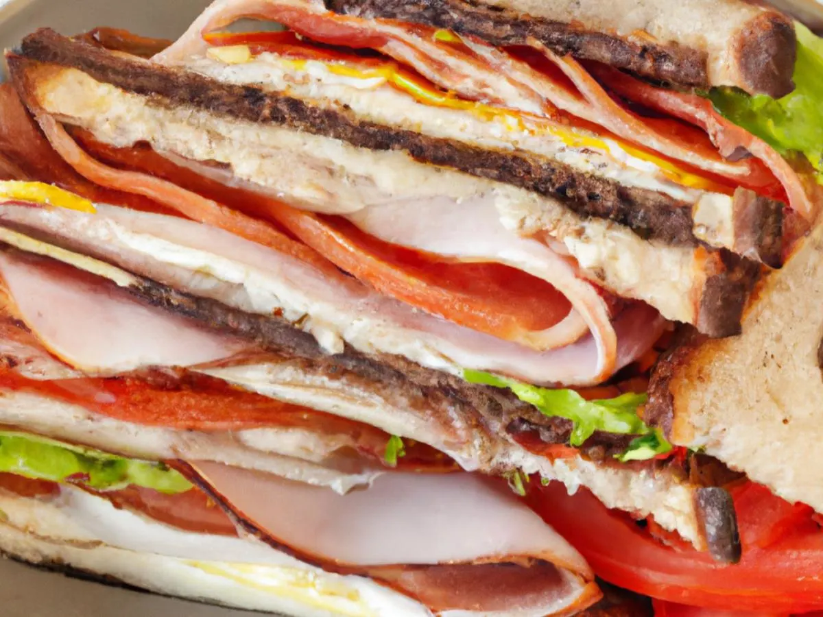 The Club Sandwich with Kettle Chips & a Chocolate Chip Cookie