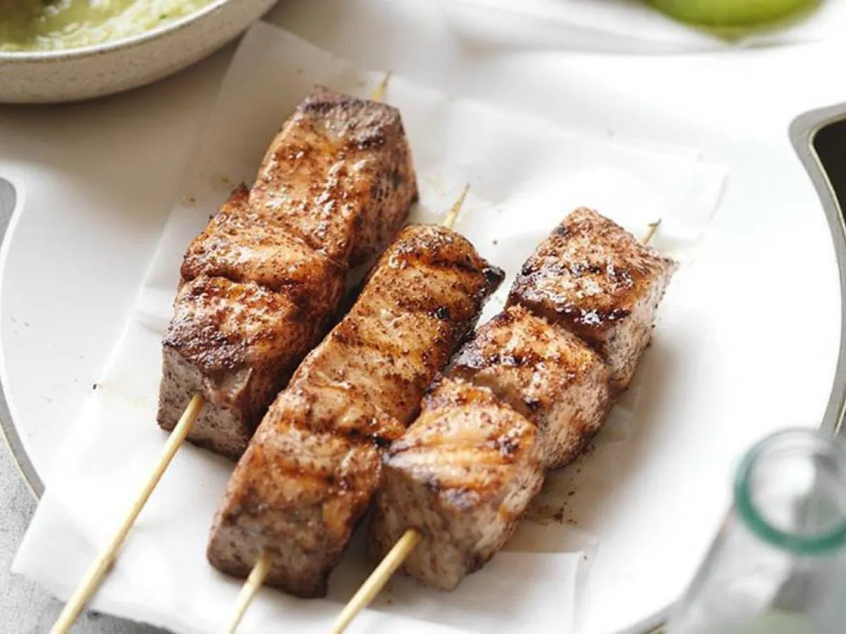 Salmon Shish Kebabs Salmon Shish Kebabs