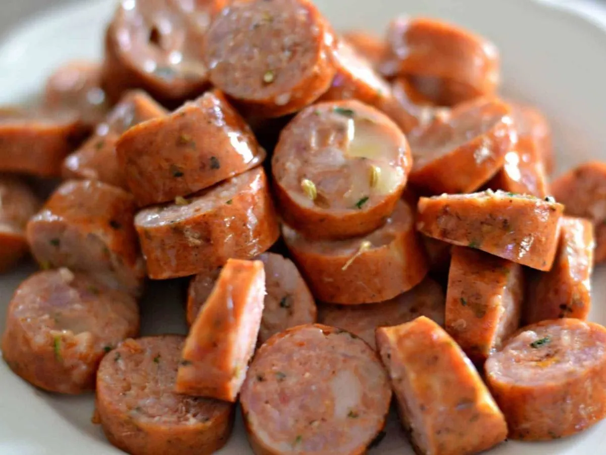Sliced Italian Pork Sausage Sliced Italian Pork Sausage