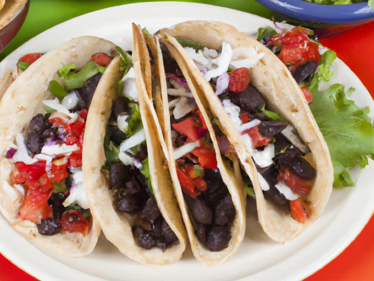 Fajita Vegetables & Black Bean Taco Box Fajita Vegetables & Black Bean Taco Box