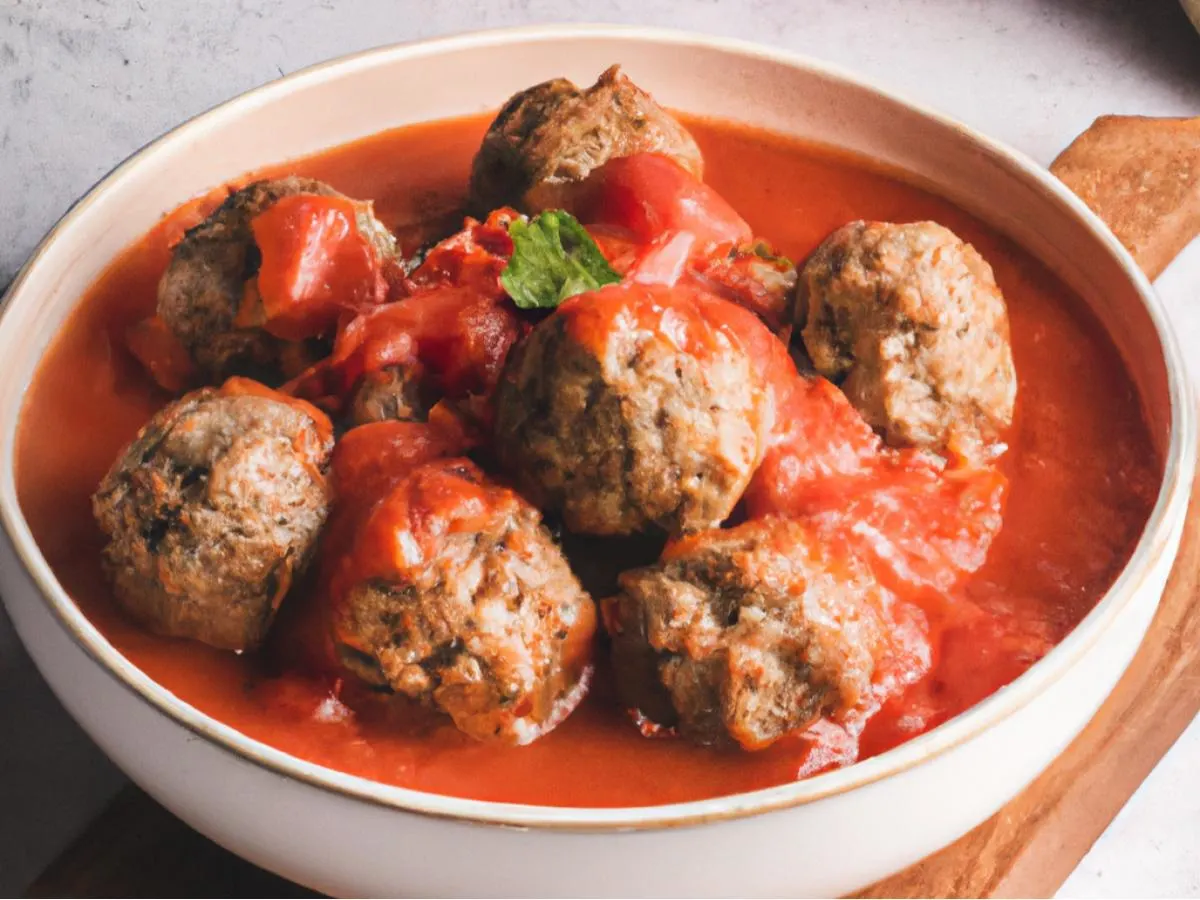 Vegan Impossible Meatballs in Tomato Sauce Vegan Impossible Meatballs in Tomato Sauce