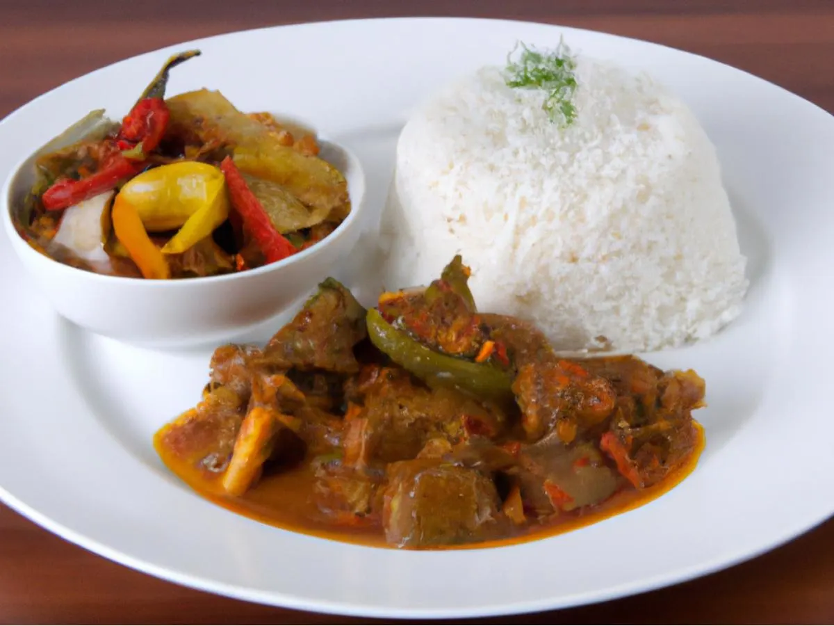 Lamb Curry with Mixed Vegetable Curry and Basmati Rice (Allergen Free) Lamb Curry with Mixed Vegetable Curry and Basmati Rice (Allergen Free)