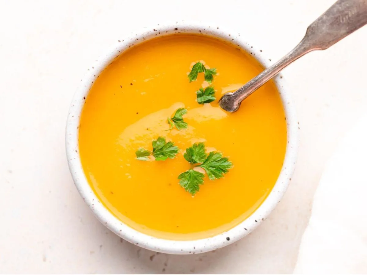 Cream of Butternut Squash Soup (Vegan) Cream of Butternut Squash Soup (Vegan)