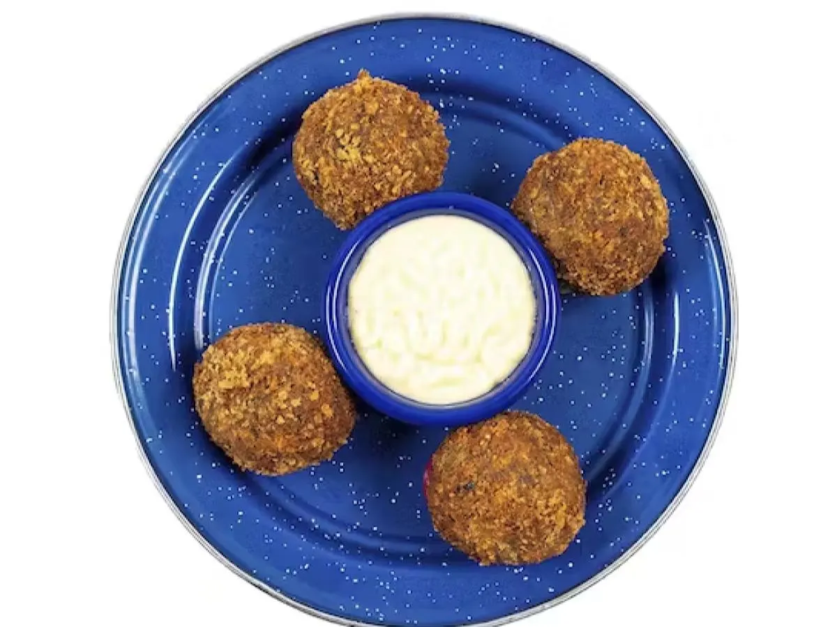 Organic Vegetarian Zucchini Fritters served w/ Garlic Aioli Sauce (on the side) Organic Vegetarian Zucchini Fritters served w/ Garlic Aioli Sauce (on the side)
