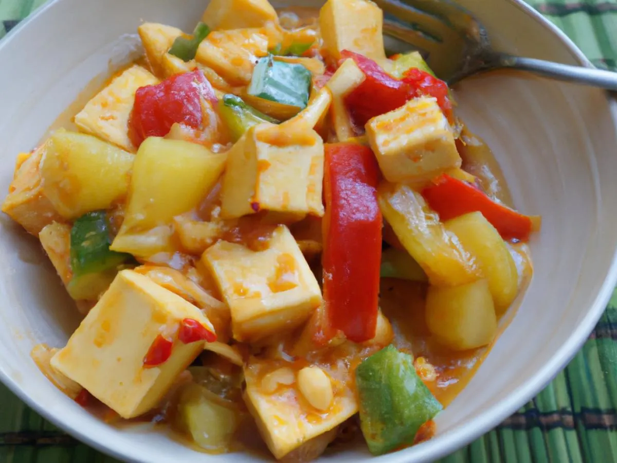 Tofu Thai Sweet & Sour Tofu Thai Sweet & Sour