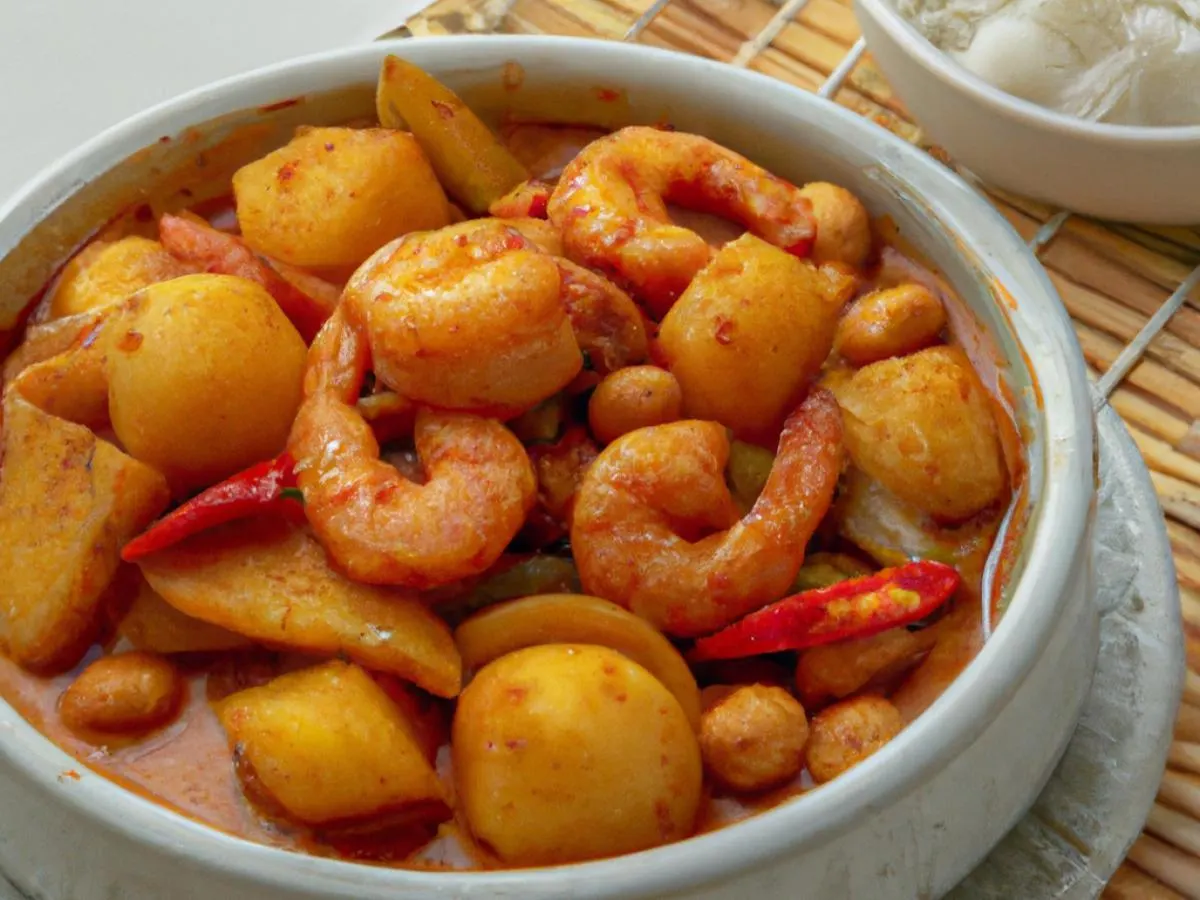 Shrimp Masman Curry Shrimp Masman Curry