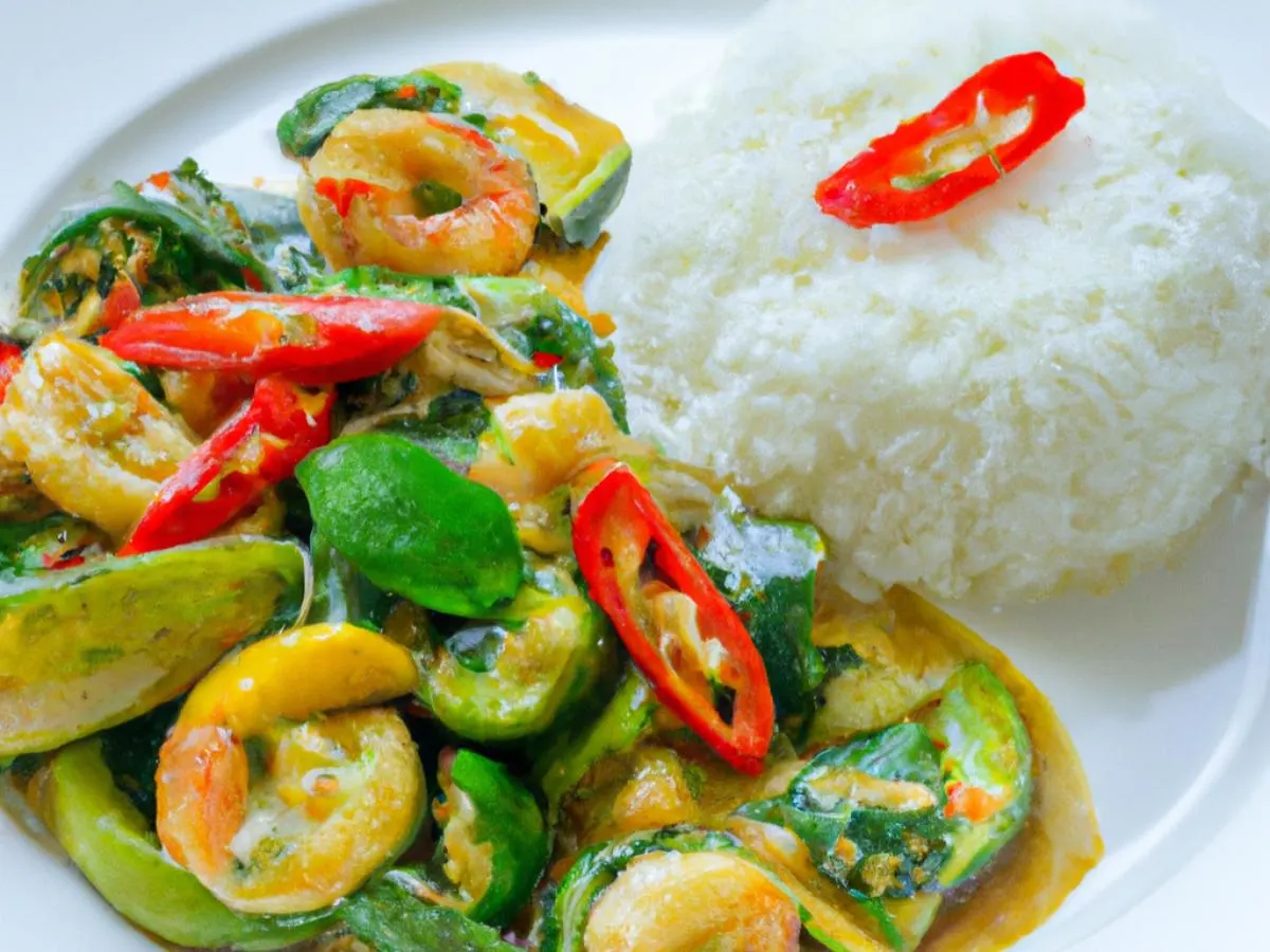 Shrimp Keow Wan Curry Shrimp Keow Wan Curry