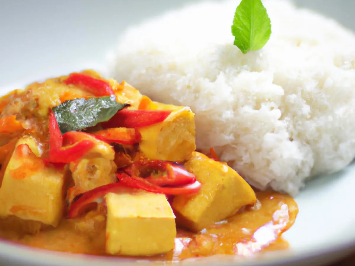Tofu Panang Curry Tofu Panang Curry