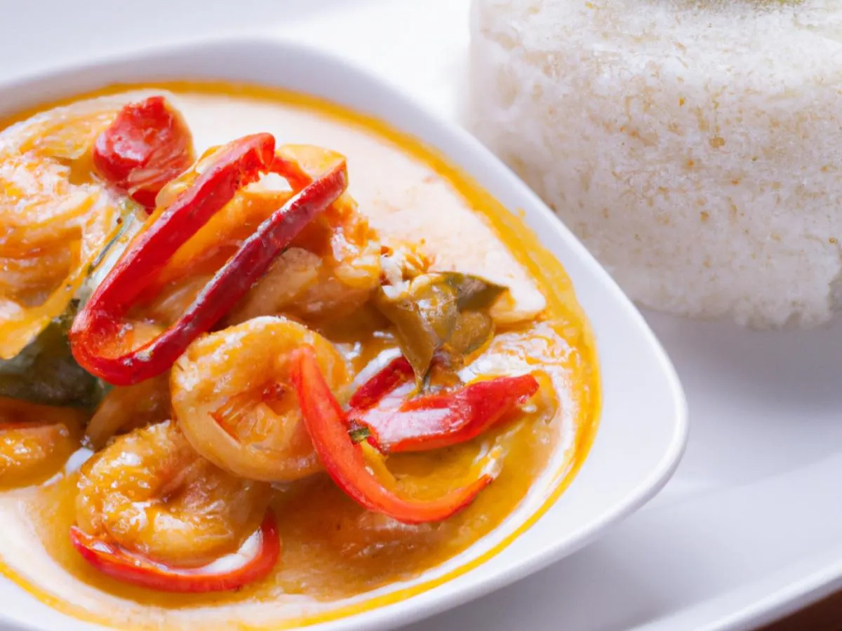 Shrimp Panang Curry Shrimp Panang Curry