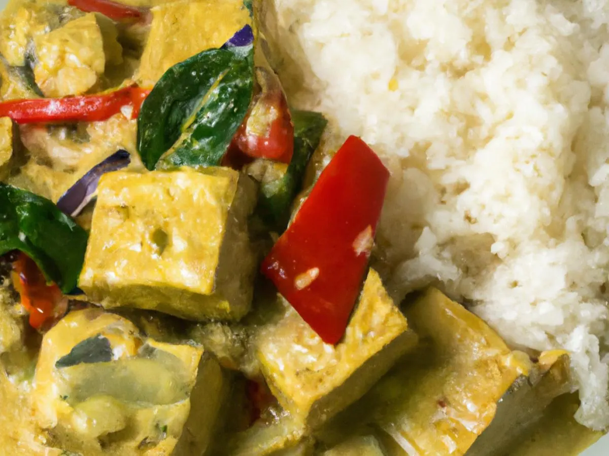 Tofu Keow Wan Curry Tofu Keow Wan Curry