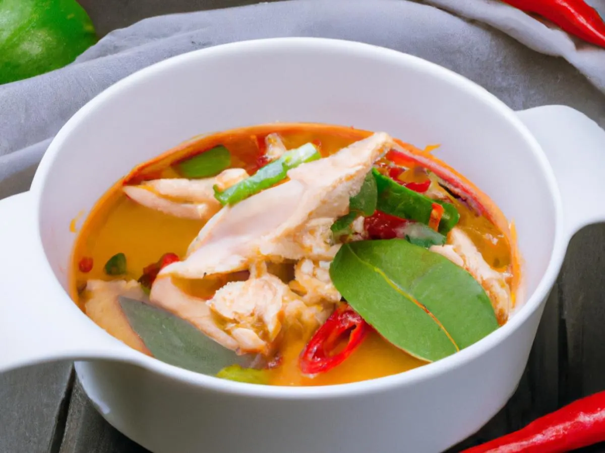 Tom Yum with Chicken Tom Yum with Chicken