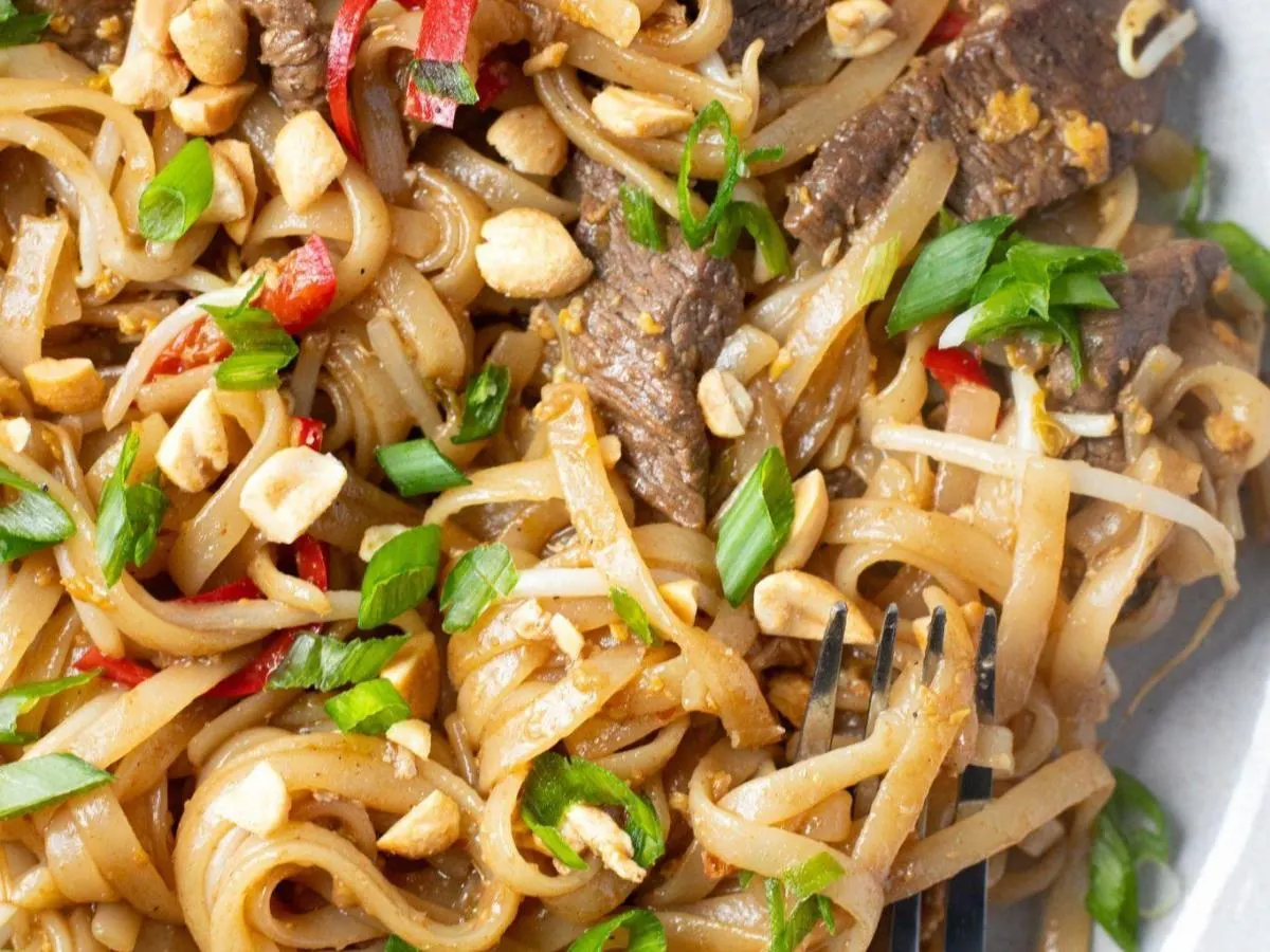 Beef Pad Thai Beef Pad Thai