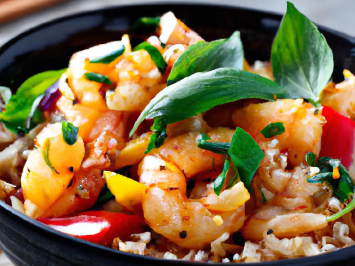 Shrimp Basil Fried Rice Shrimp Basil Fried Rice