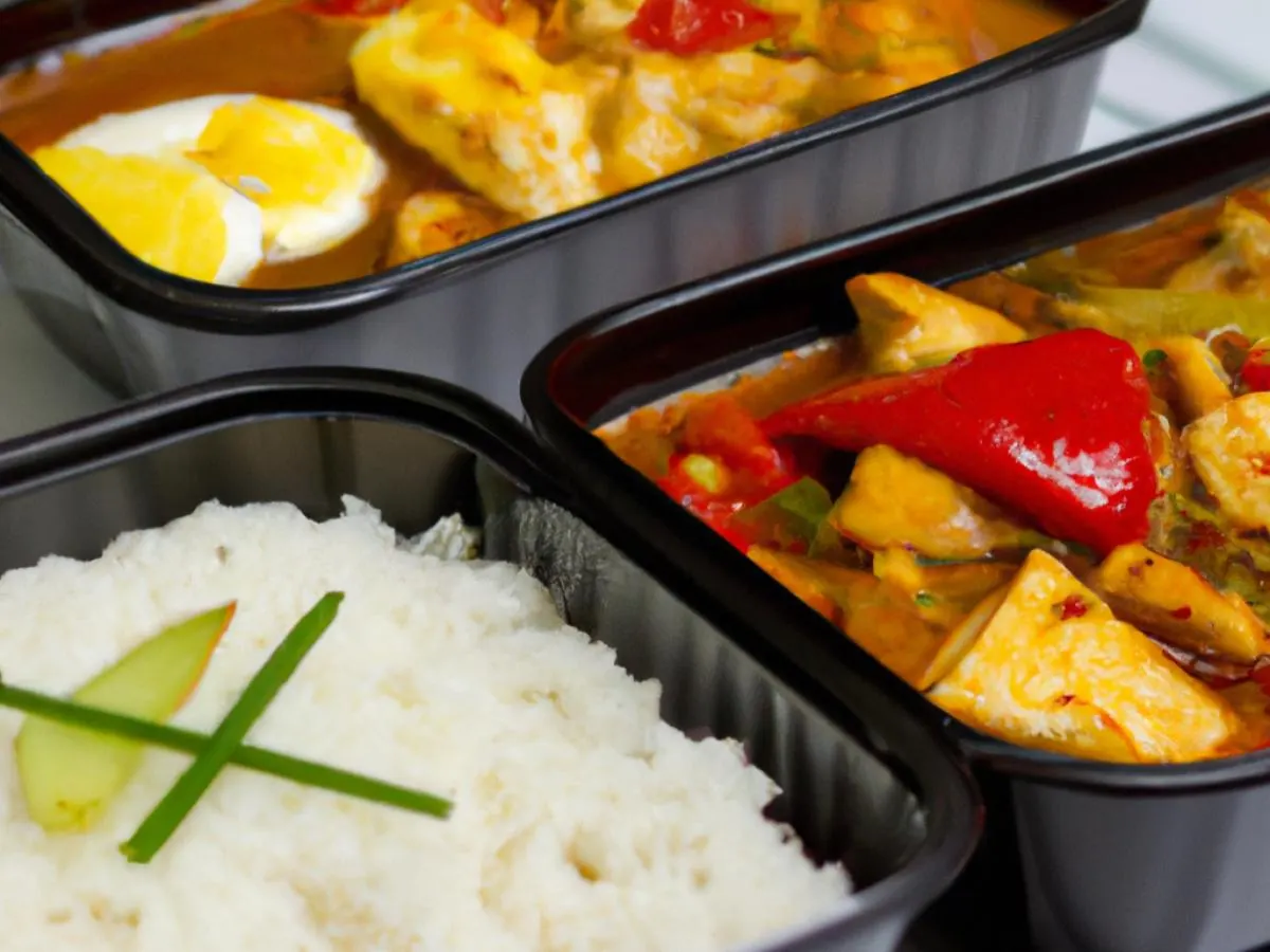 Chicken with Red and Green Pepper | Tofu Stew with Egg Yolk | Steamed Rice Chicken with Red and Green Pepper | Tofu Stew with Egg Yolk | Steamed Rice