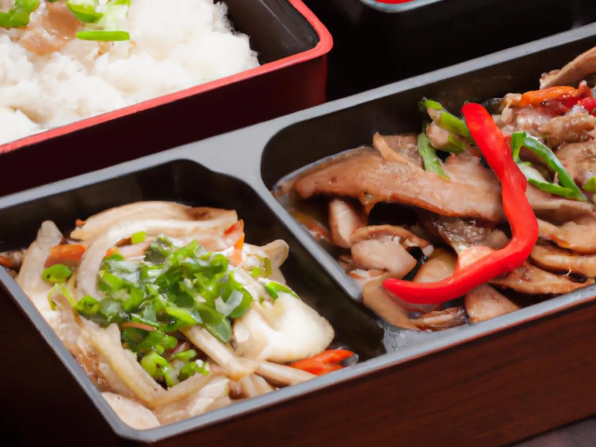 Twice Cooked Pork | Sauteed Mixed Mushrooms | Steamed Rice Twice Cooked Pork | Sauteed Mixed Mushrooms | Steamed Rice
