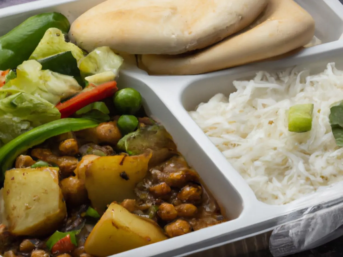 Aloo Matar Boxed Lunch