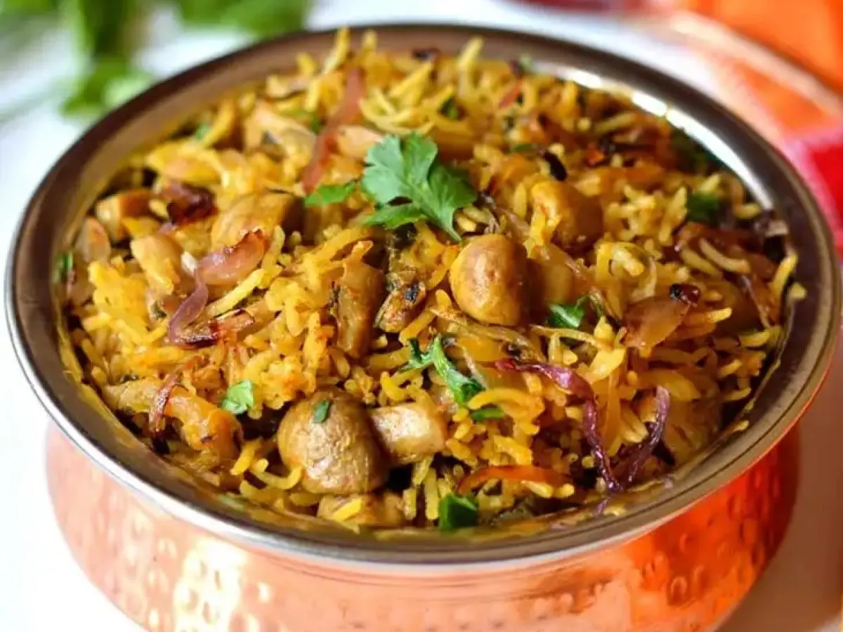 Mushroom Biryani