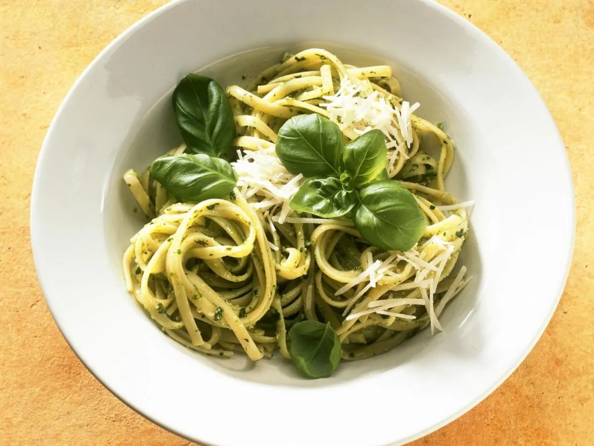 Linguini With Pesto Linguini With Pesto