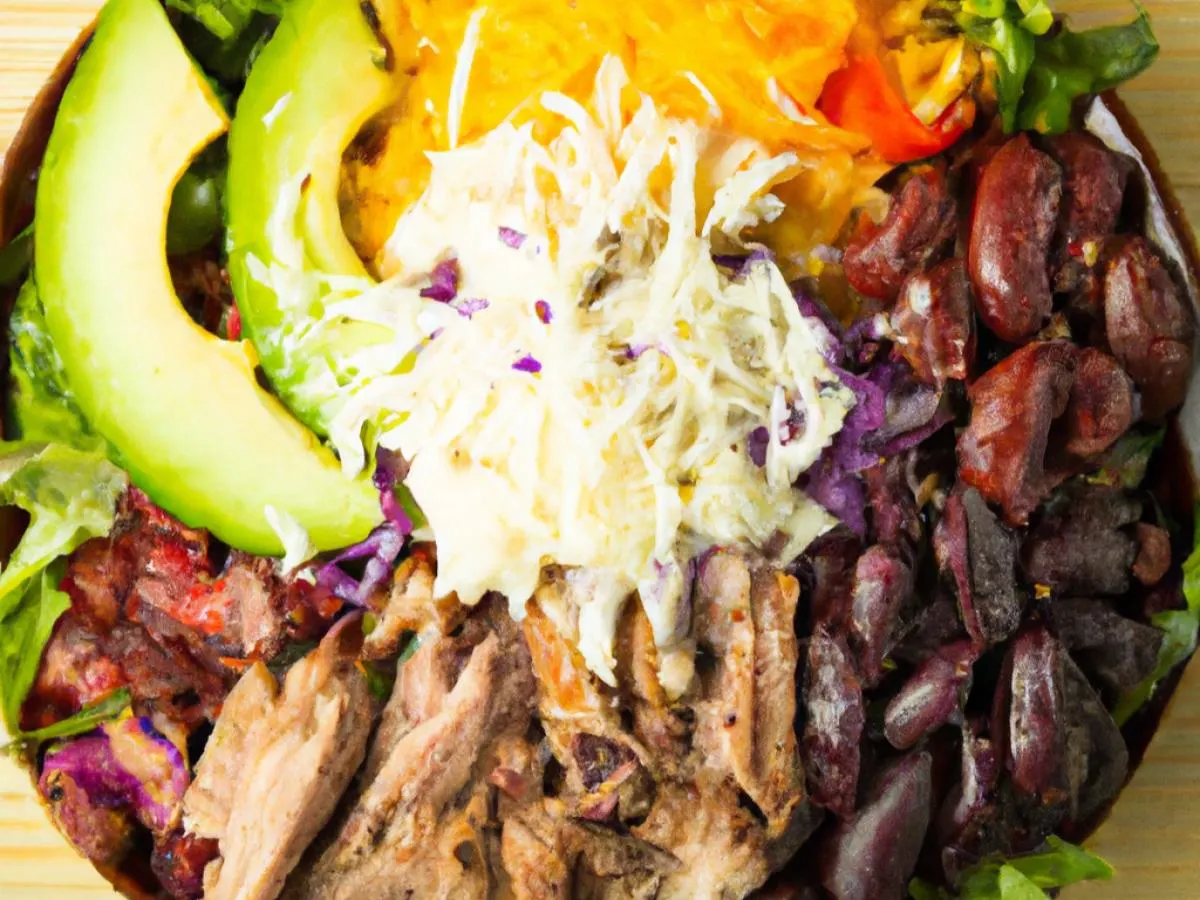Pork Salad Bowl Boxed Meal