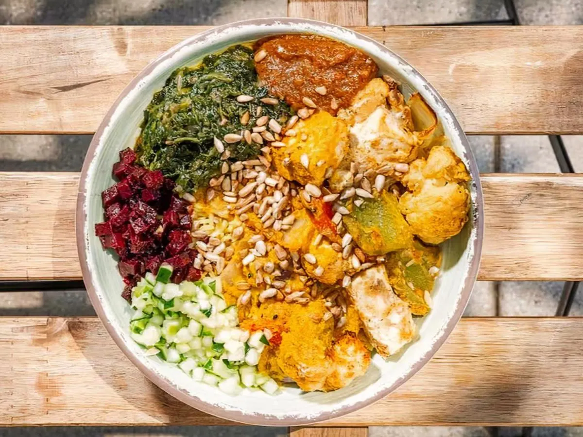 Greens and Grains Chicken Bowl Greens and Grains Chicken Bowl