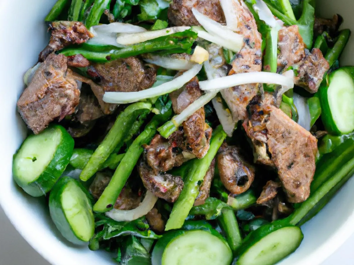Mixed Greens Lamb Bowl Mixed Greens Lamb Bowl