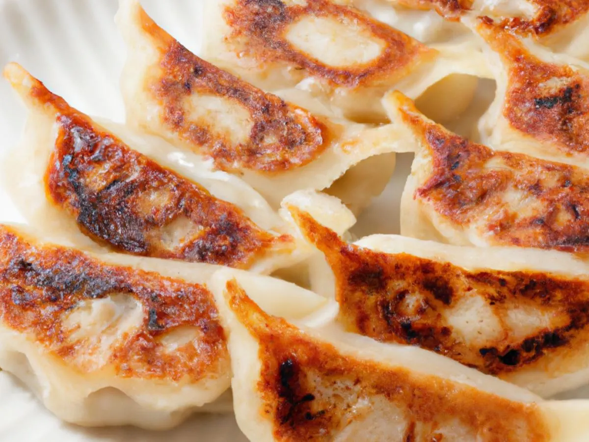Handmade Pork and Chive Pan-Fried Dumplings Handmade Pork and Chive Pan-Fried Dumplings