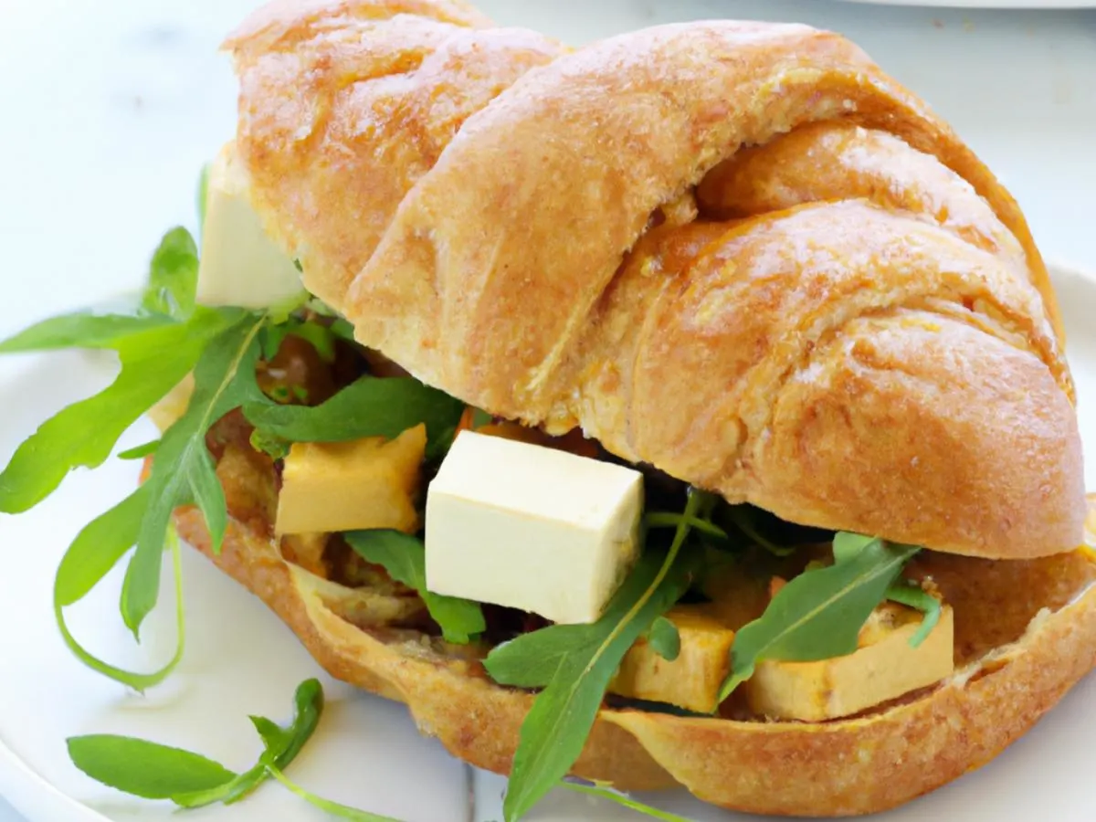 Vegan Tofu and Cheese Croissant Vegan Tofu and Cheese Croissant