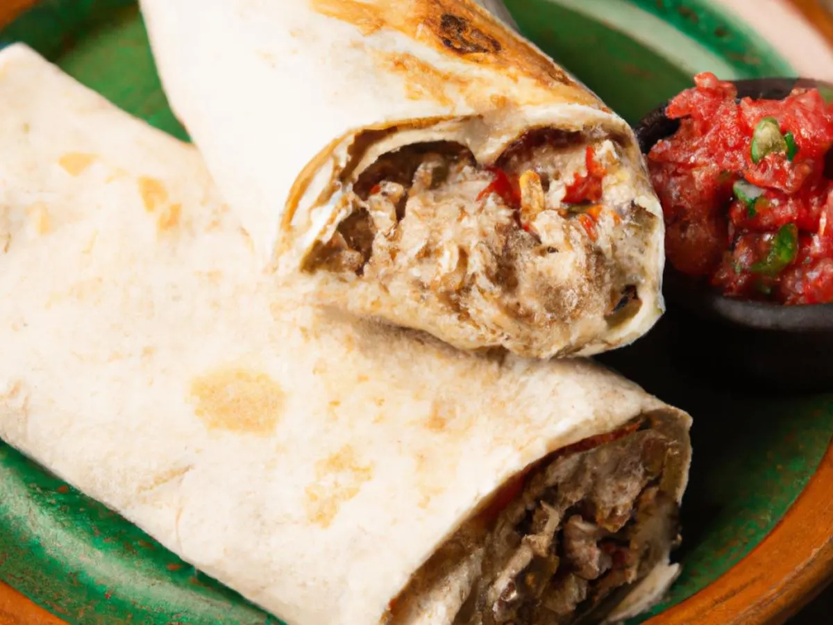 Shredded Chicken Burrito Shredded Chicken Burrito