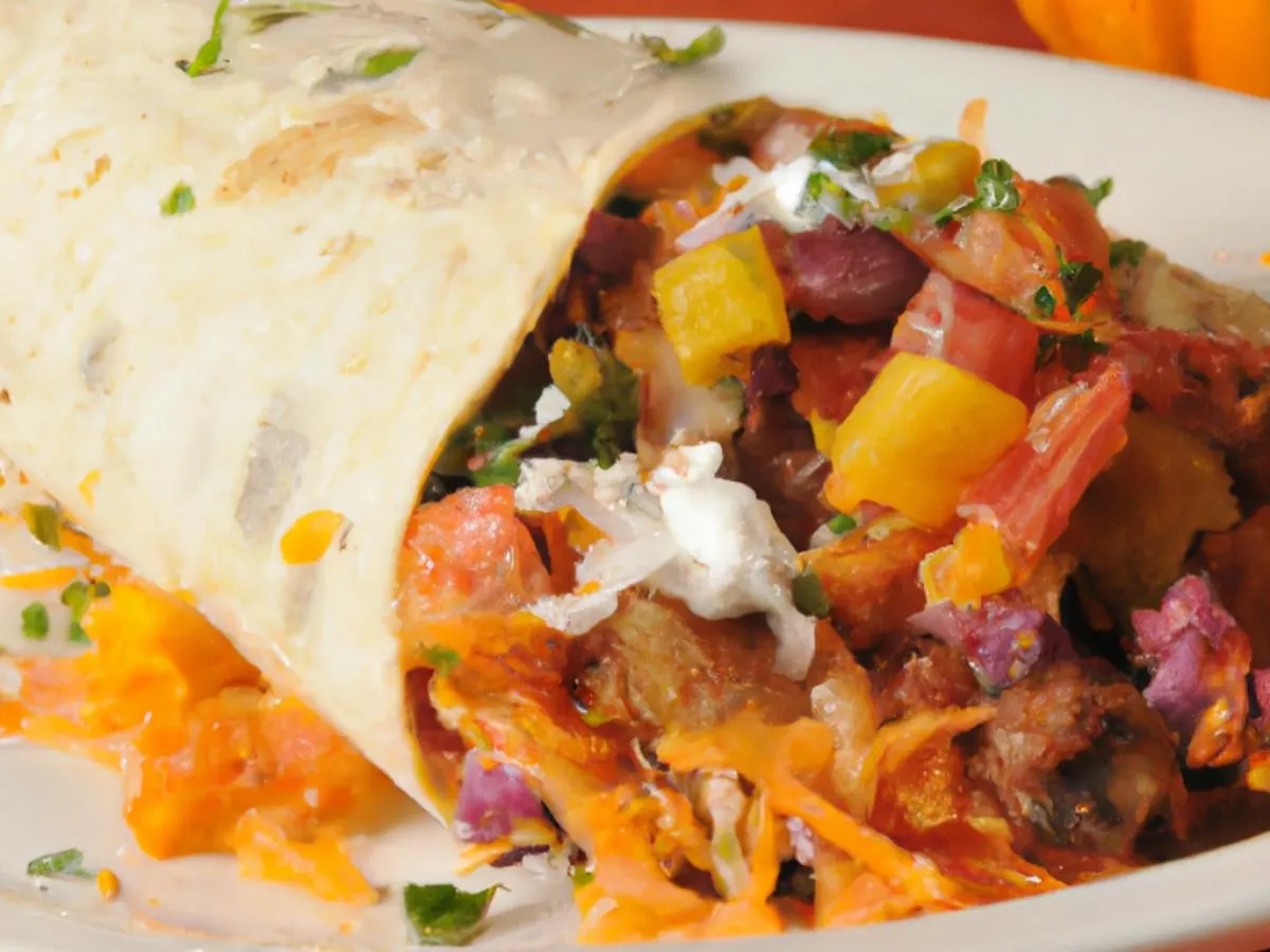 Vegetarian Super Burrito Vegetarian Super Burrito