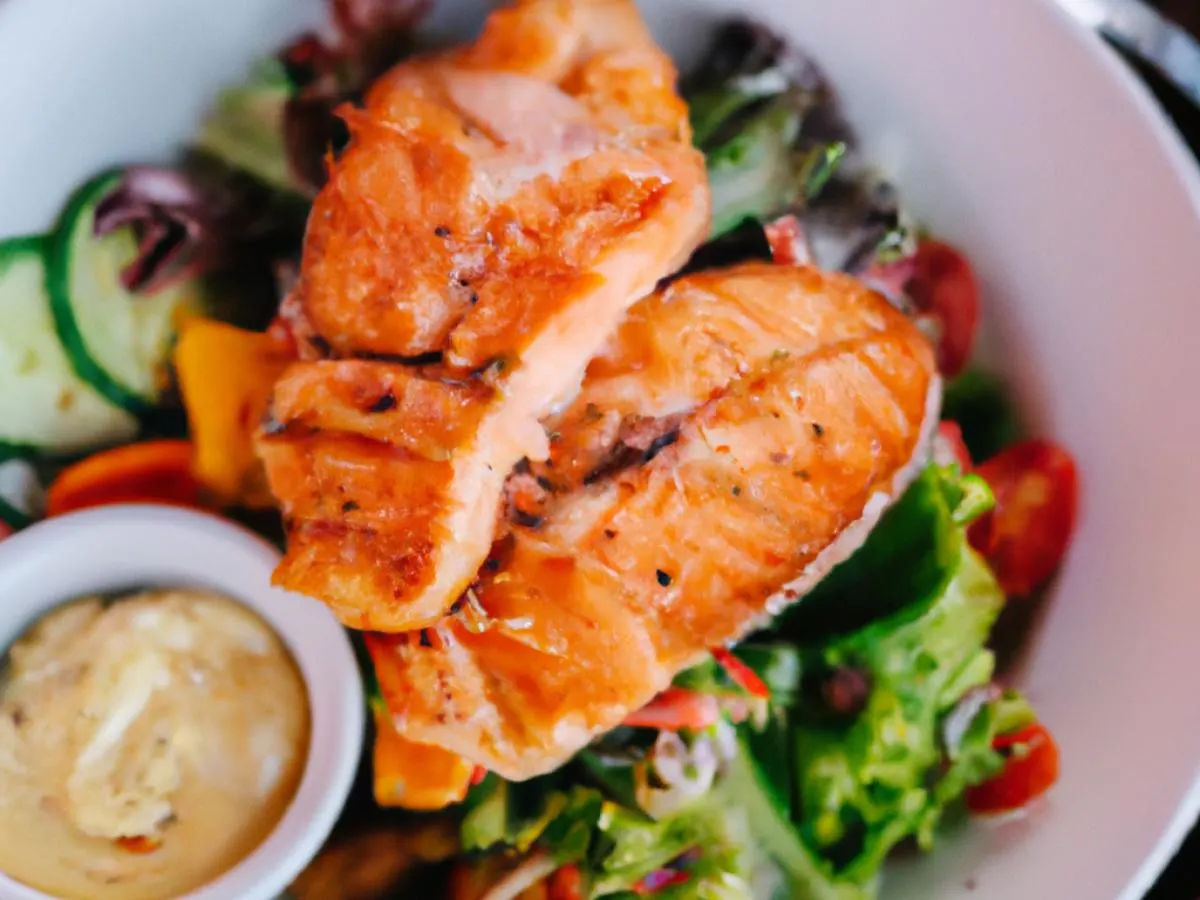 Grilled Salmon Salad With Italian Grilled Salmon Salad With Italian