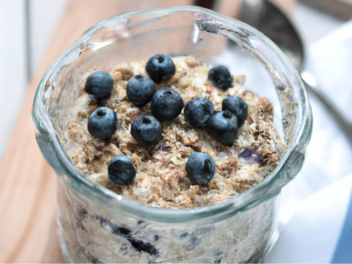 Blueberry Cobbler Overnight Oats Blueberry Cobbler Overnight Oats