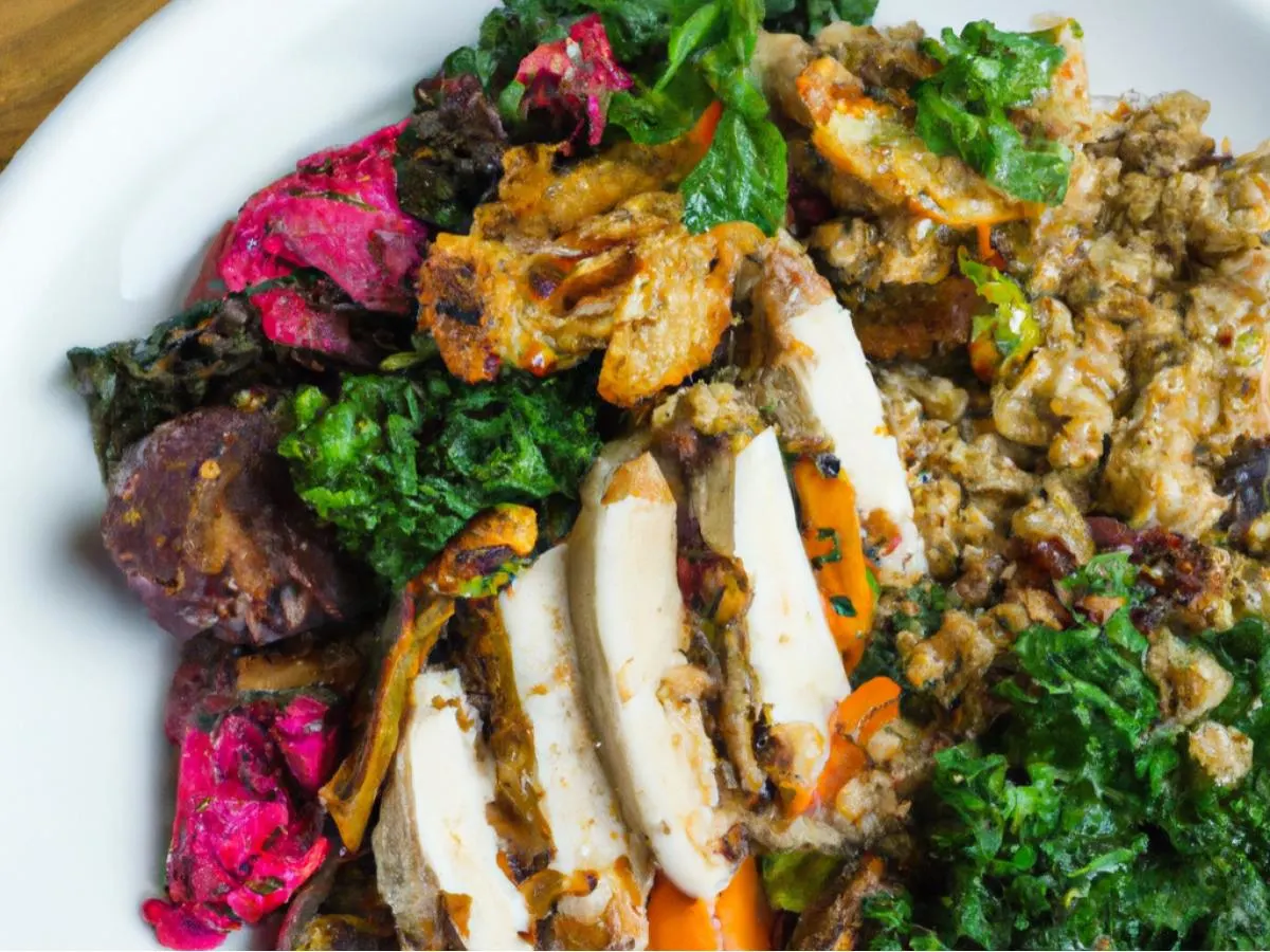Dual Protein - Pan Roasted Tofu & Citrus Pork Grain Bowl Dual Protein - Pan Roasted Tofu & Citrus Pork Grain Bowl