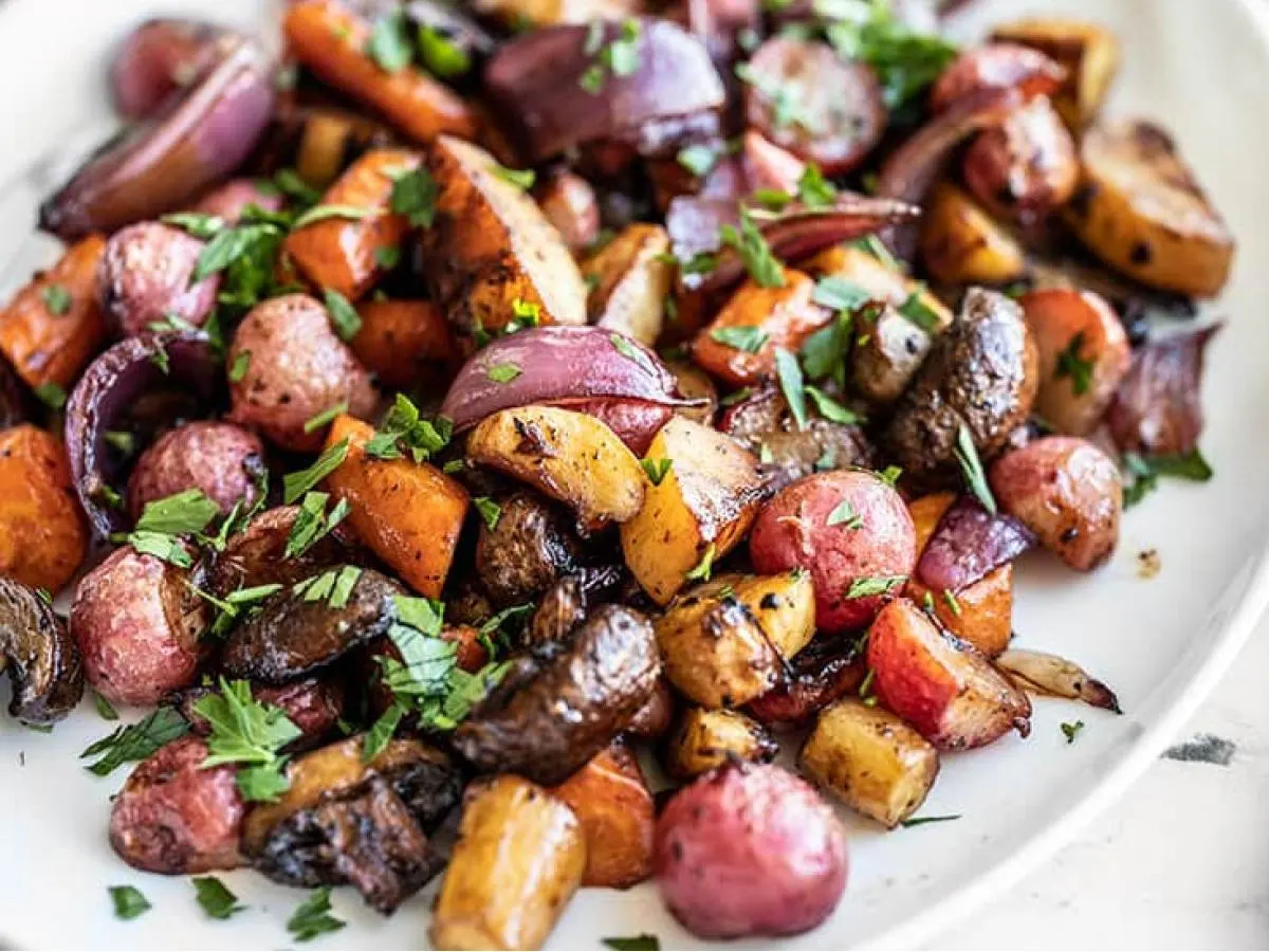Balsamic Roasted Mixed Vegetable Balsamic Roasted Mixed Vegetable