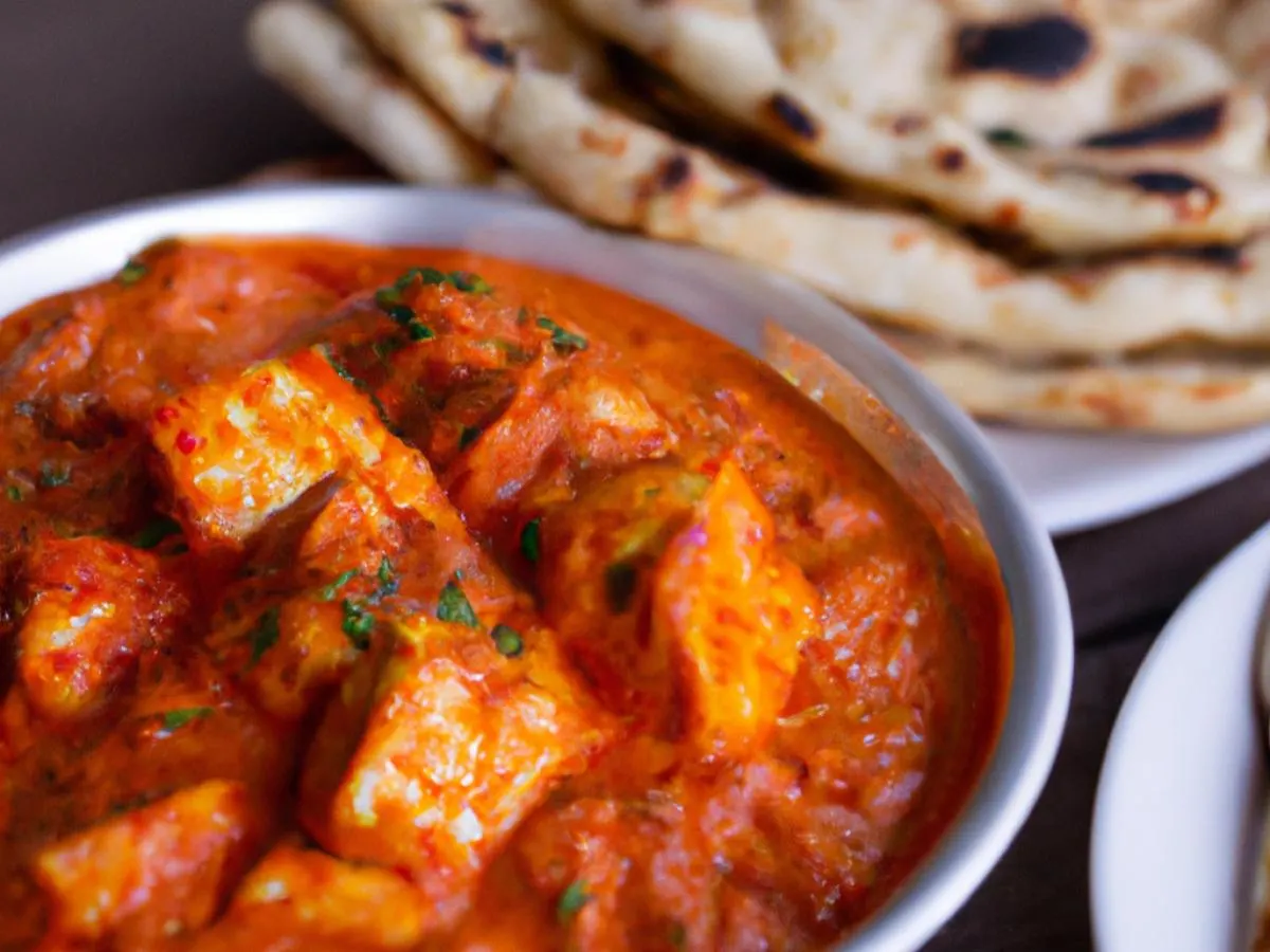 Vegetarian Paneer Tikka Masala served with Naan and Mixed Veggies Vegetarian Paneer Tikka Masala served with Naan and Mixed Veggies