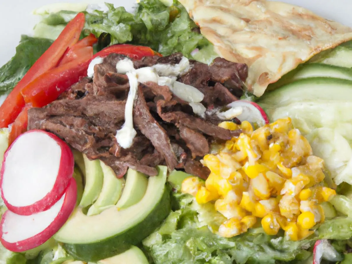 Carne Asada Taco Salad Boxed Meal [18 oz]