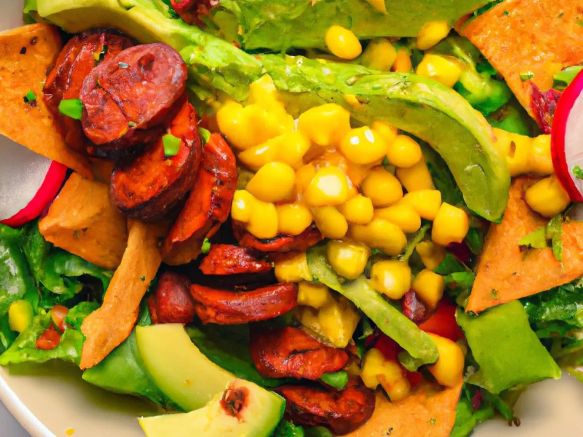 Soy Chorizo Taco Salad Boxed Meal [18 oz]