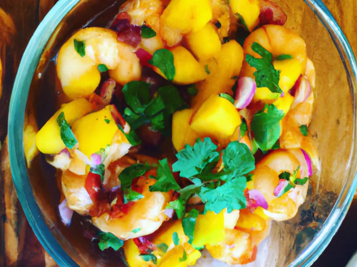 Mango Habanero Shrimp Ceviche [18 oz]