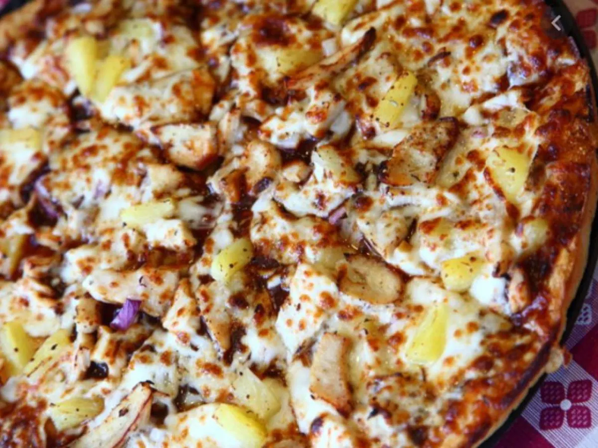 Large Bbq Chicken Pizza Large Bbq Chicken Pizza