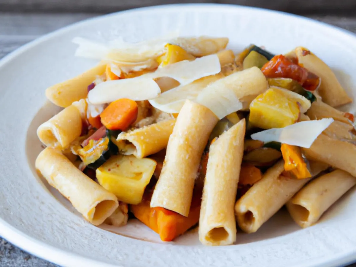 Rigatoni with Roasted Vegetables