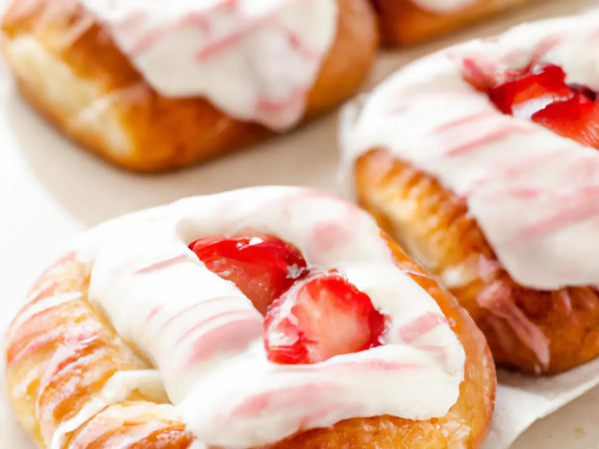 Half Dozen Strawberries and Cream Kolache