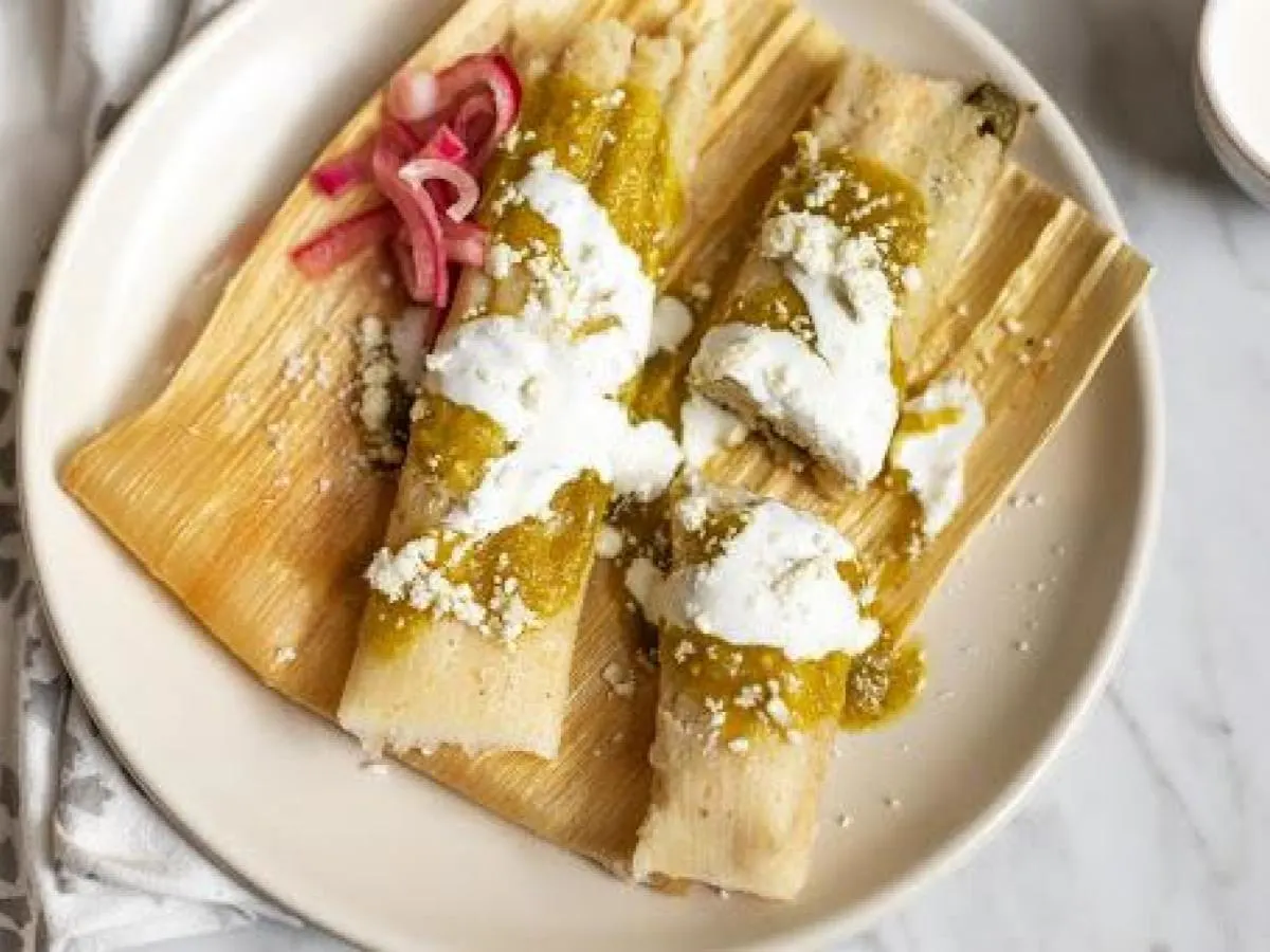 Rajas con Queso Tamale Rajas con Queso Tamale
