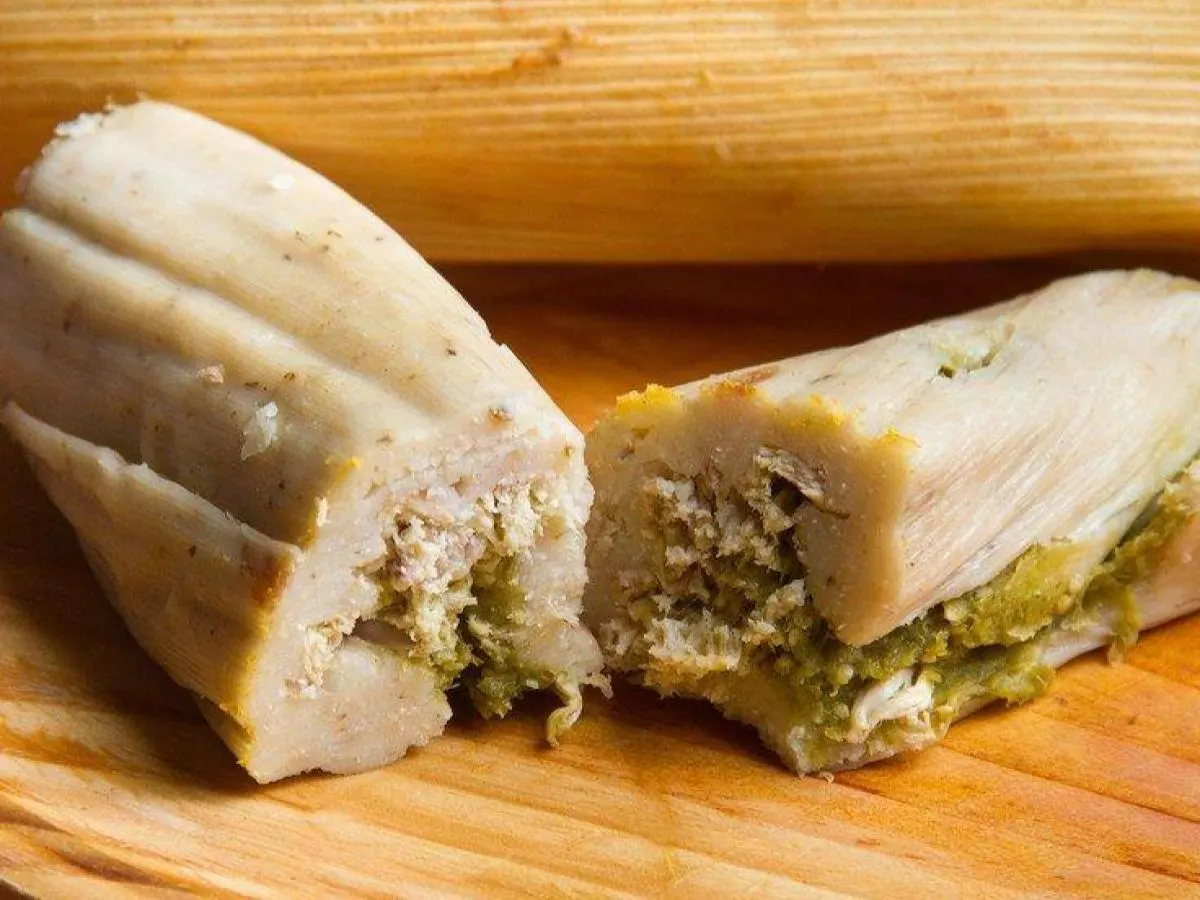 Salsa Verde Pork Tamale Salsa Verde Pork Tamale