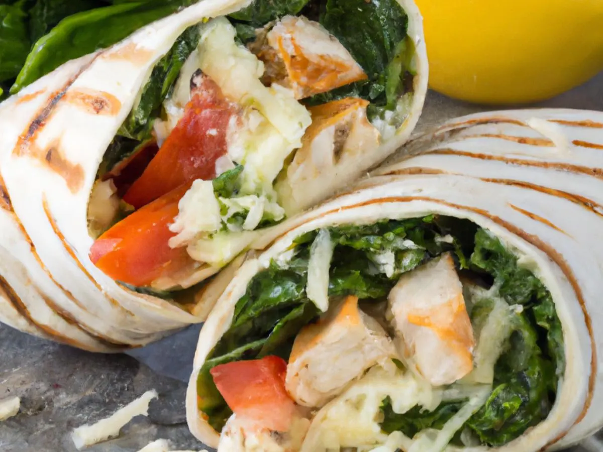 Gluten Free Chicken Caesar Salad Wrap Gluten Free Chicken Caesar Salad Wrap