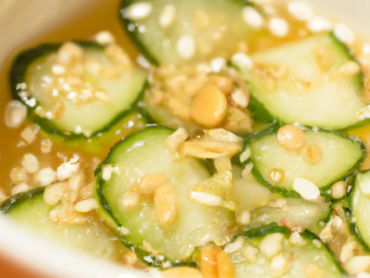 Pickled Garlic Cucumber